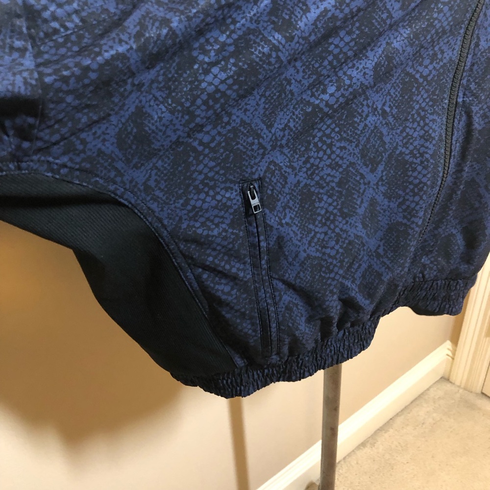 Athleta Brooklyn Track Bomber Jacket Python Snake… - image 3